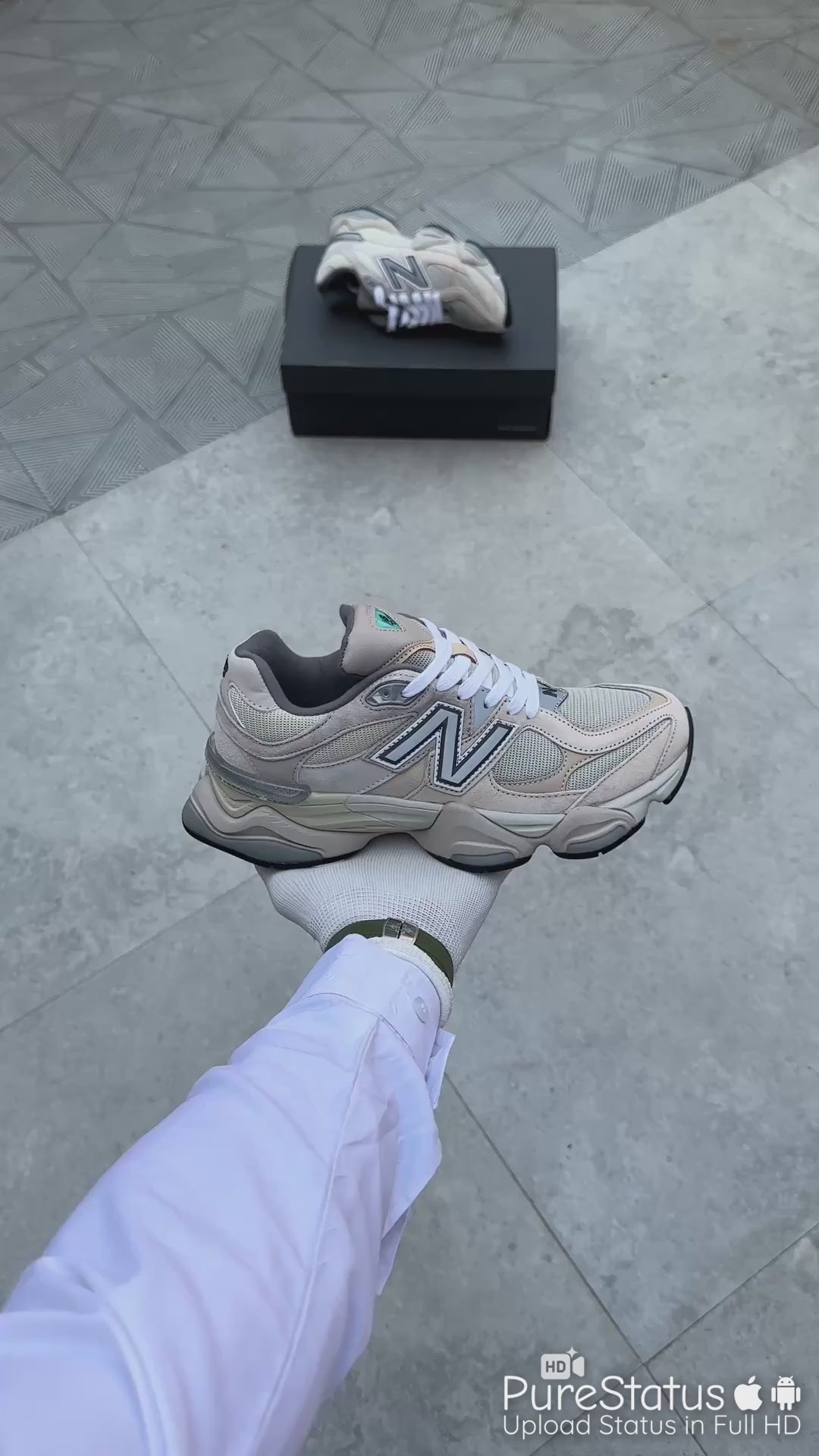 New Balance 9060 ‘Rain Cloud’ Grey Luxury Lifestyle Sneakers – Premium Chunky Retro-Futuristic Running Shoes