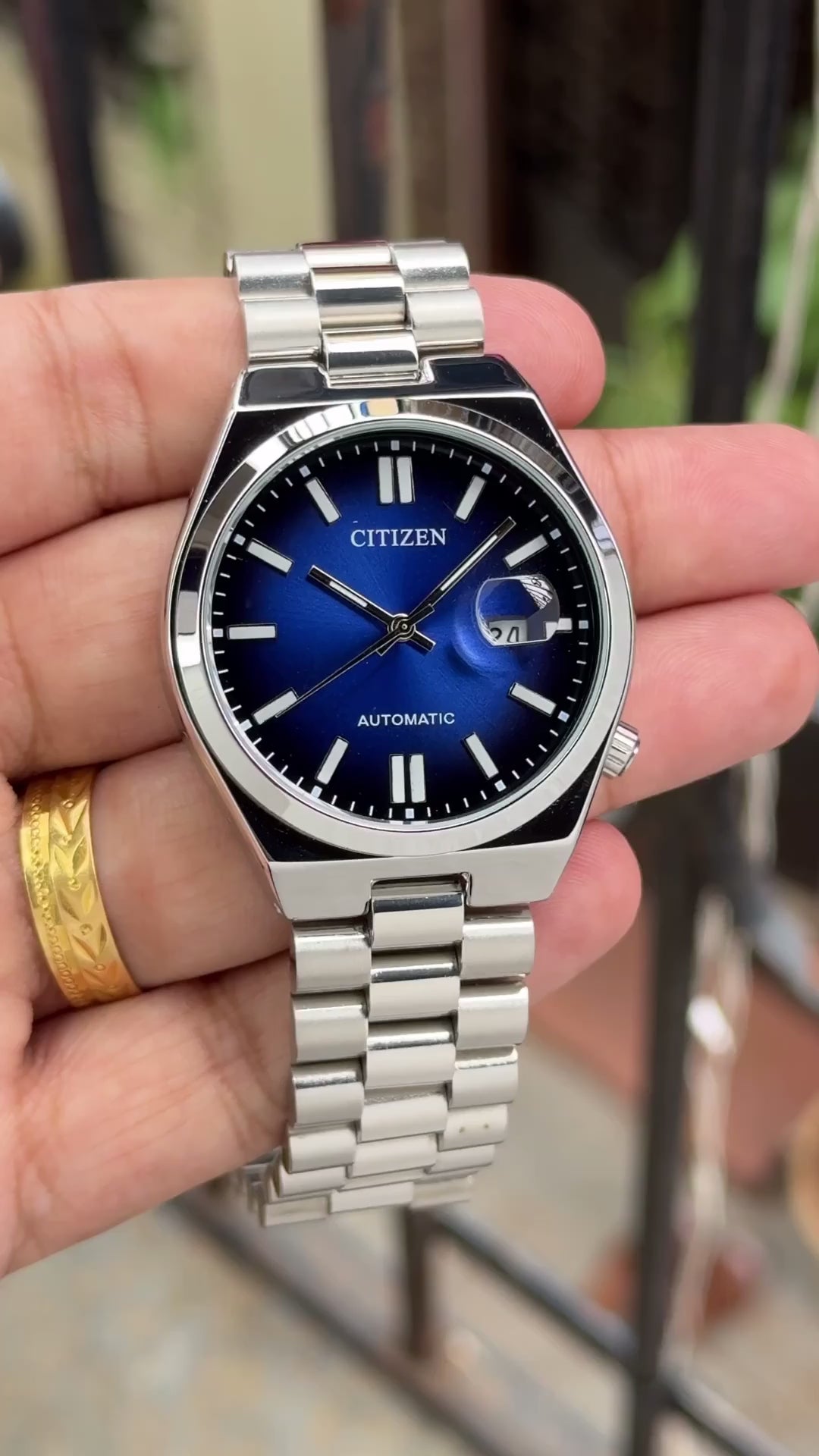 Citizen Tsuyosa Automatic Royal Blue Dial Premium Men's Watch
