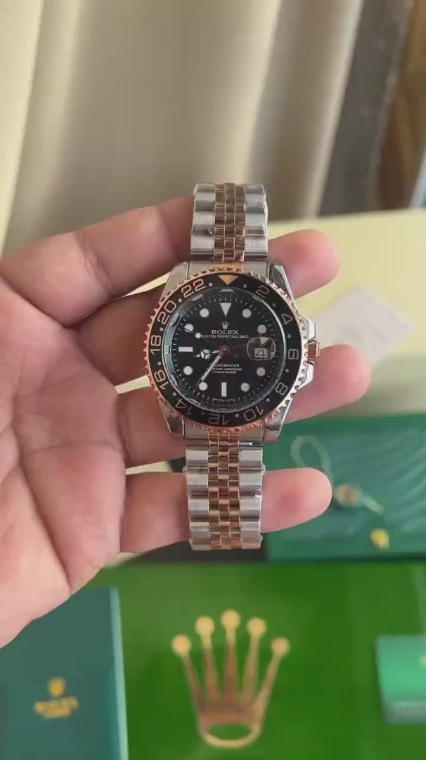 Rolex GMT-Master II Luxury Full Stone-Studded Men's Watch - Premium Edition