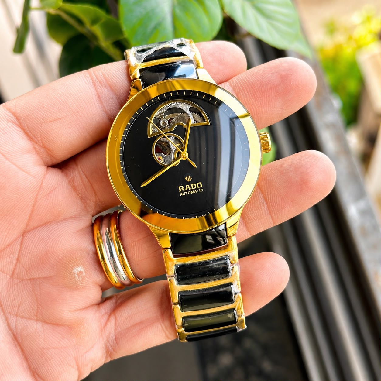Rado Centrix Automatic Open Heart Jubilé Dual-Tone Men's Watch