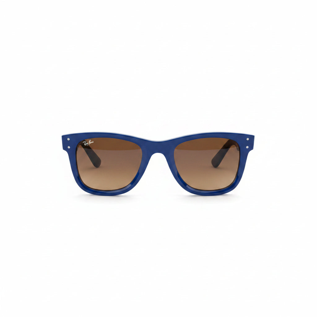 Ray-Ban Scuderia Ferrari Racing Edition Polarized Wayfarer Sunglasses in Matte Blue