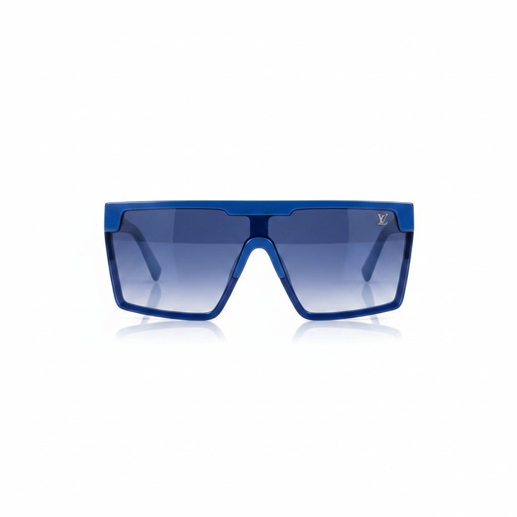 Louis Vuitton Cyclone Mask Square Sunglasses in Electric Blue