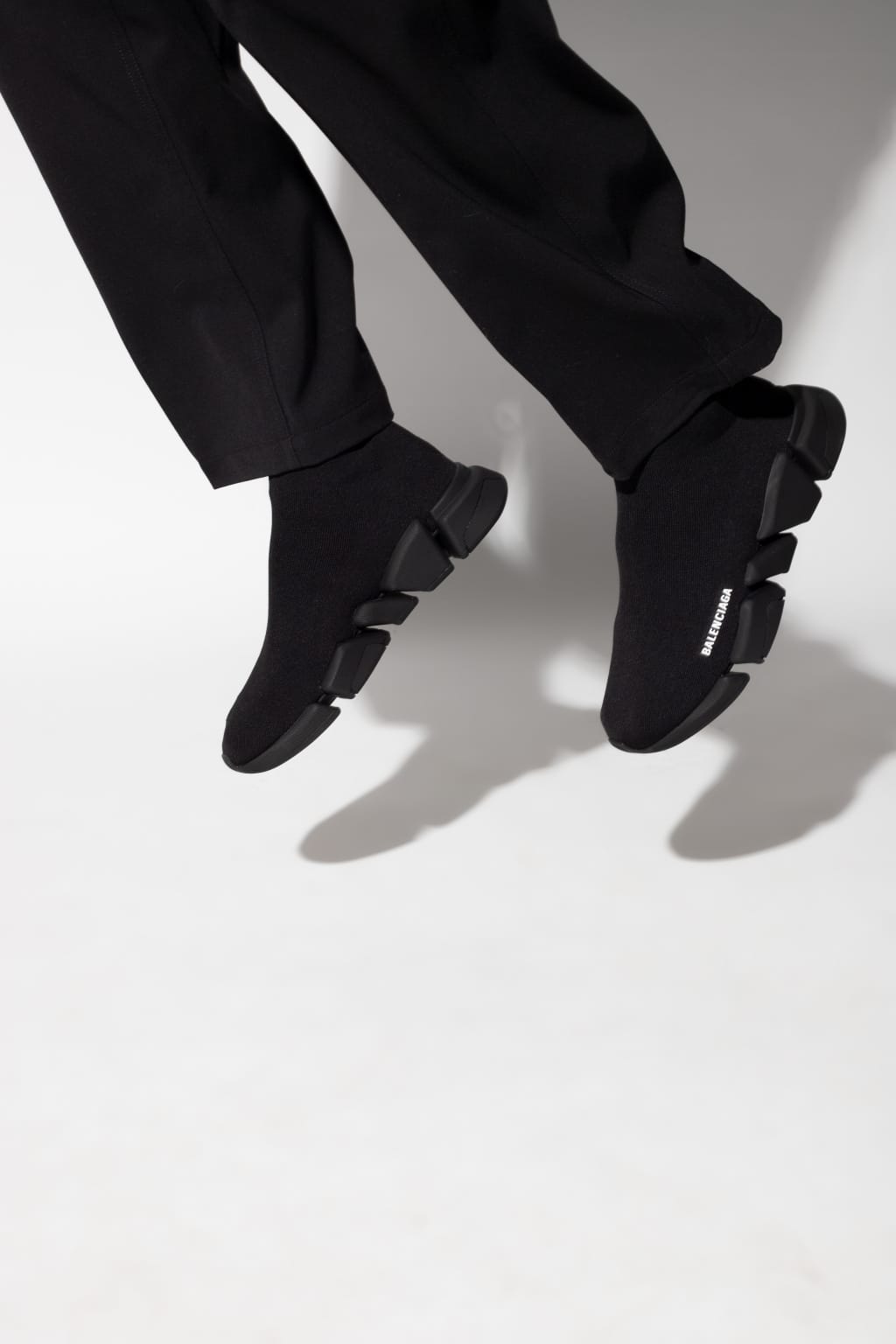 Balenciaga Speed Trainer "Triple Black" Knit Sock Sneakers