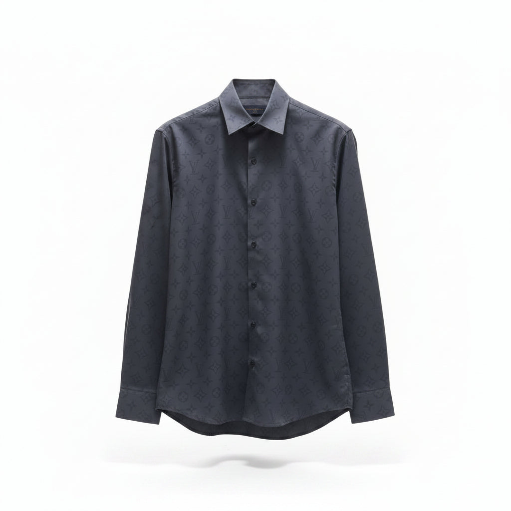 Louis Vuitton Imported Store Article Premium Shirt – White &amp; Black Edition
