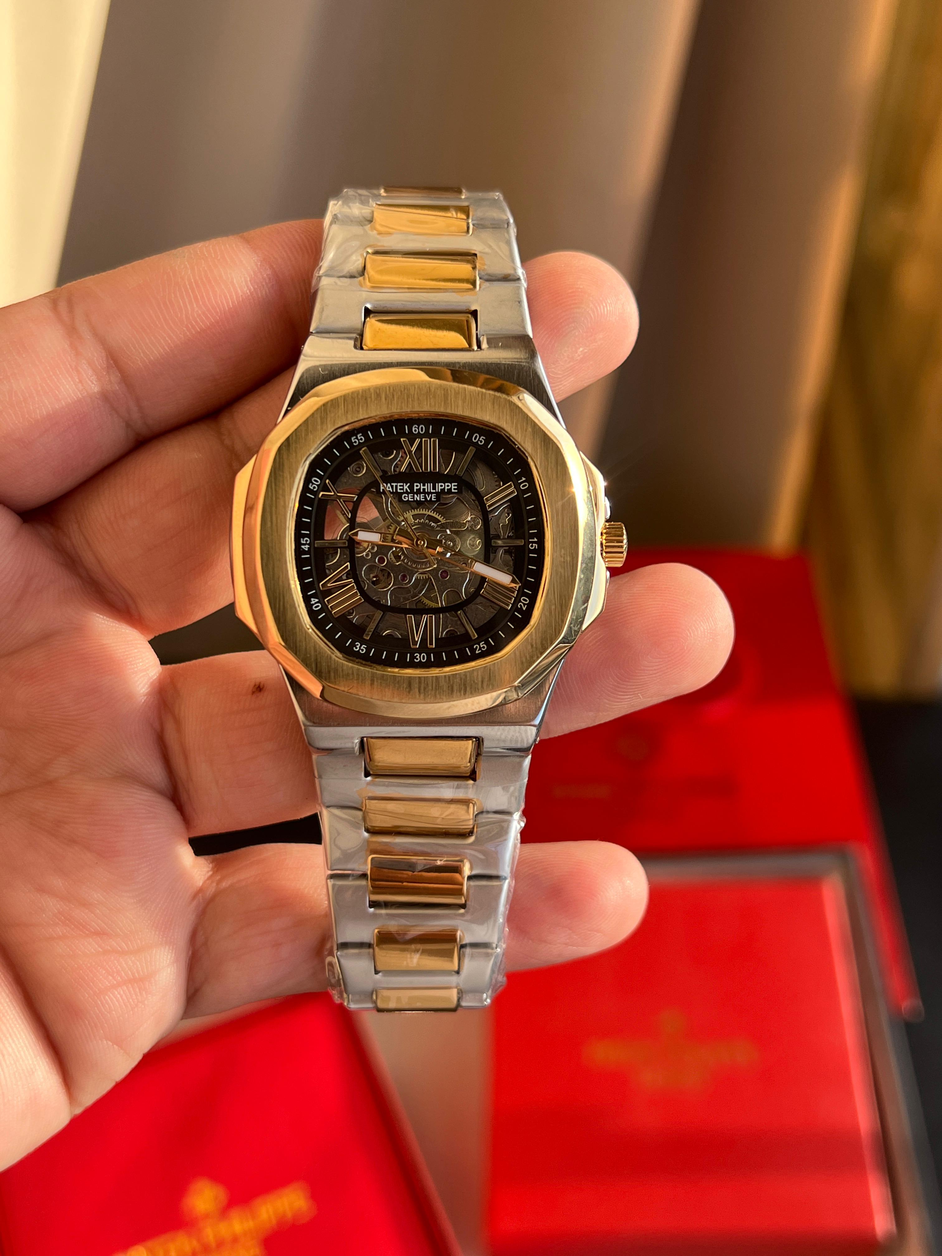 Patek Philippe Nautilus Premium Skeleton Dial Automatic Men's Watch