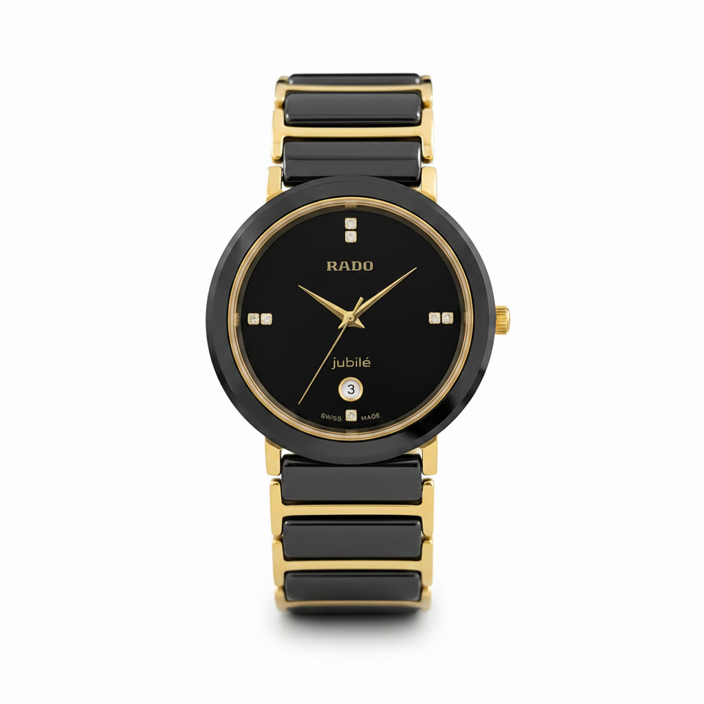 Rado Jubilé Black Ceramic Gold Luxury Women's Watch