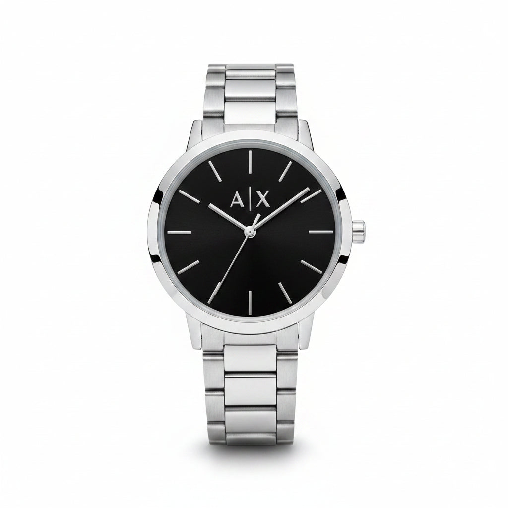 Armani Exchange Minimalist Slim Quartz Stainless Steel Men's Watch Collection