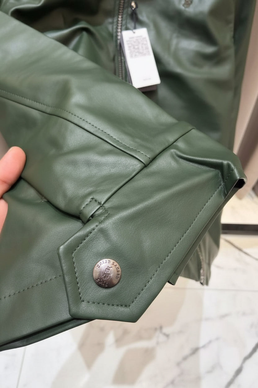 P.L. Men's Heritage Harrington Zip-Up Micro-Shell Luxury Jacket