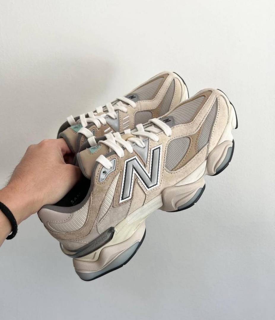 New Balance 9060 ‘Rain Cloud’ Grey Luxury Lifestyle Sneakers – Premium Chunky Retro-Futuristic Running Shoes