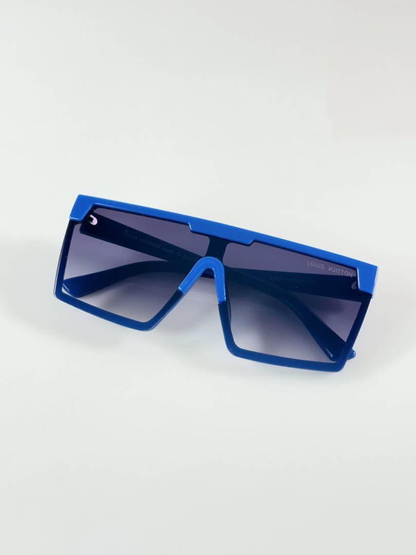 Louis Vuitton Cyclone Mask Square Sunglasses in Electric Blue