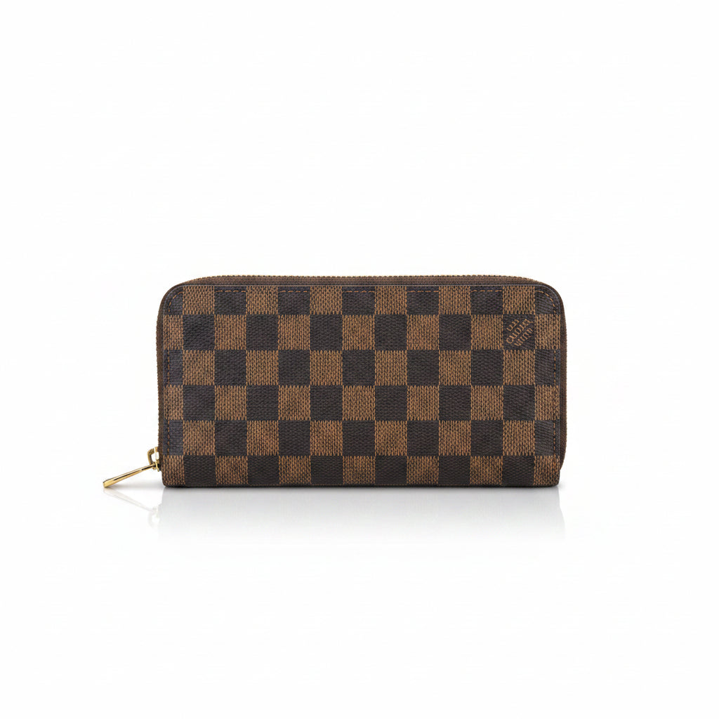 Louis Vuitton Zippy Damier Canvas Premium Long Zipper Wallet
