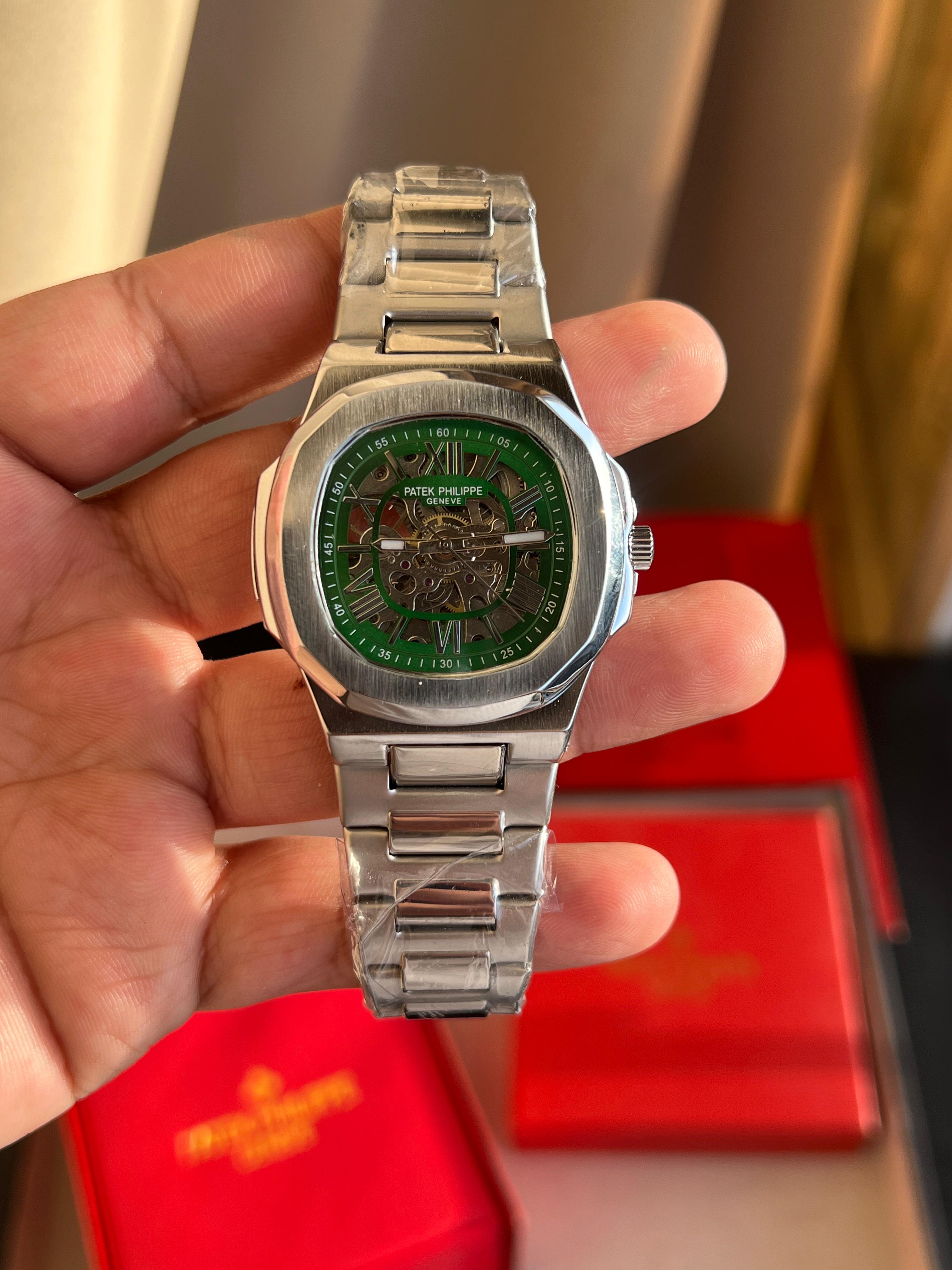 Patek Philippe Nautilus Premium Skeleton Dial Automatic Men's Watch