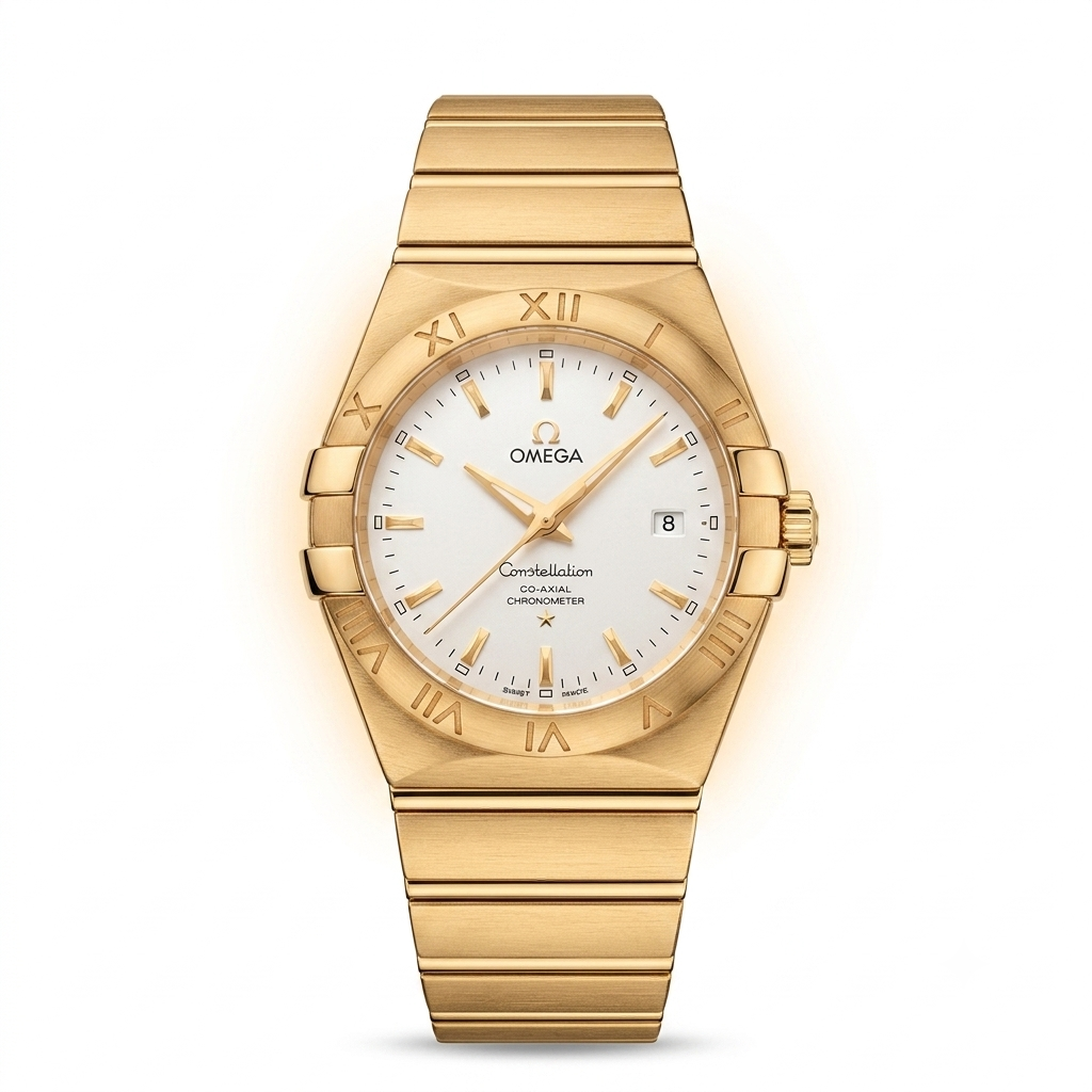 Omega Constellation Co-Axial Premium Gold Edition Men's Watch