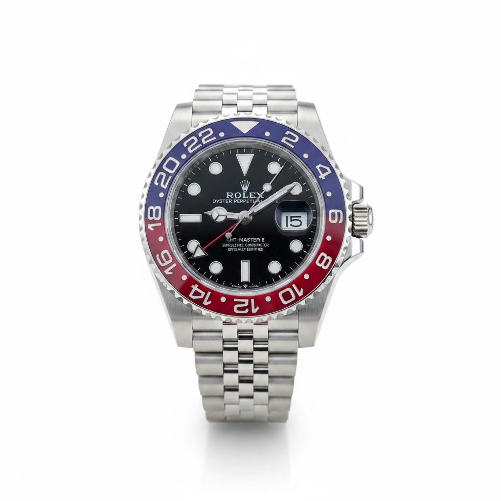 Rolex GMT-Master II Luxury Full Stone-Studded Men's Watch - Premium Edition