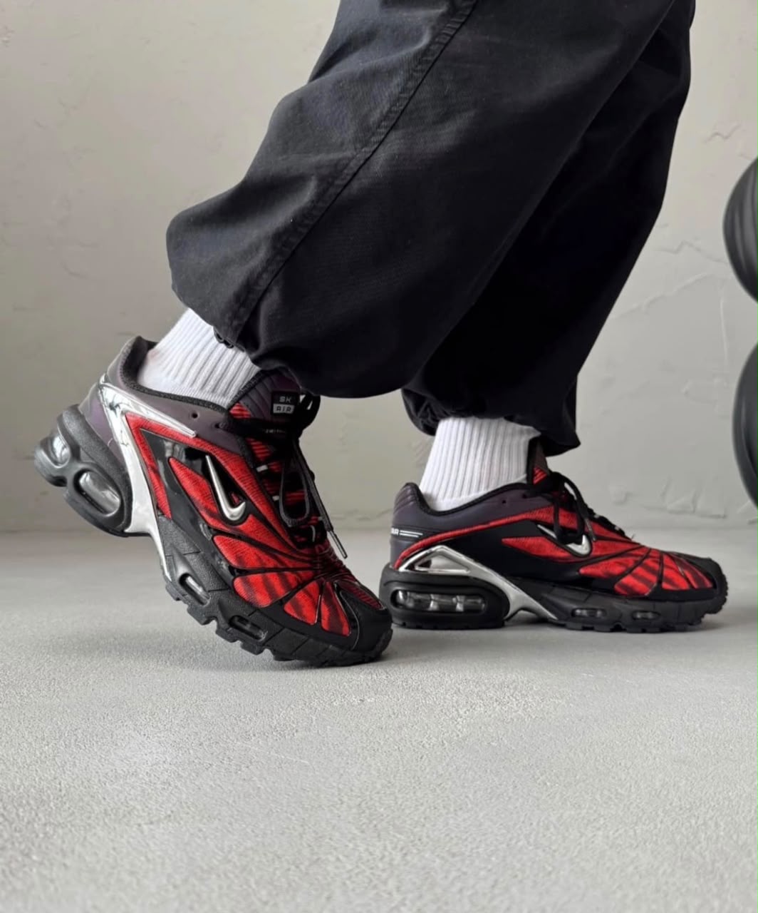 Nike Air Max Tailwind V x Skepta "Bloody Chrome" Special Edition Sneakers