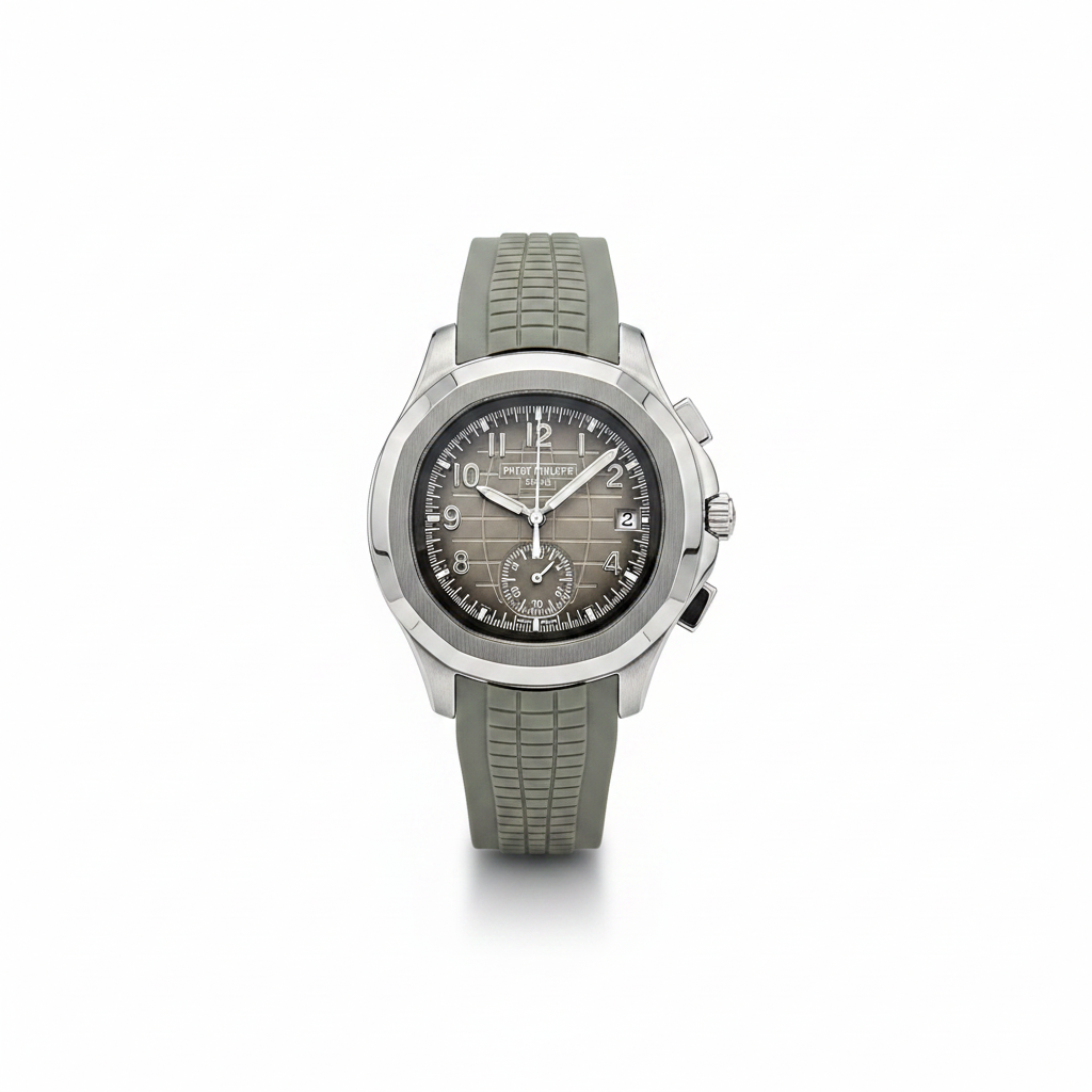 Patek Philippe Aquanaut Chronograph Luxury Automatic Men's Watch - Khaki Green Edition