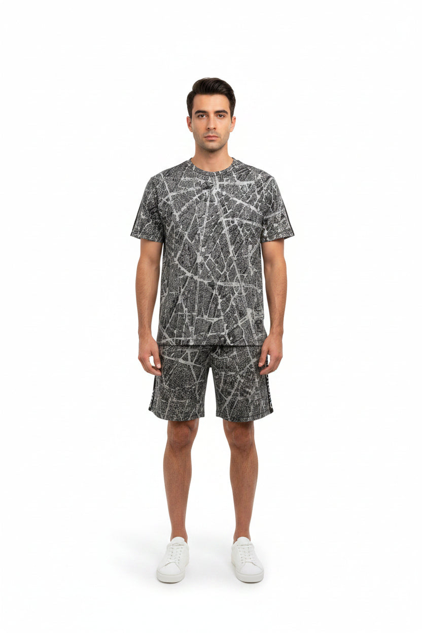 Christian Dior Oblique Motif Grey Premium Knit Co-Ord Set