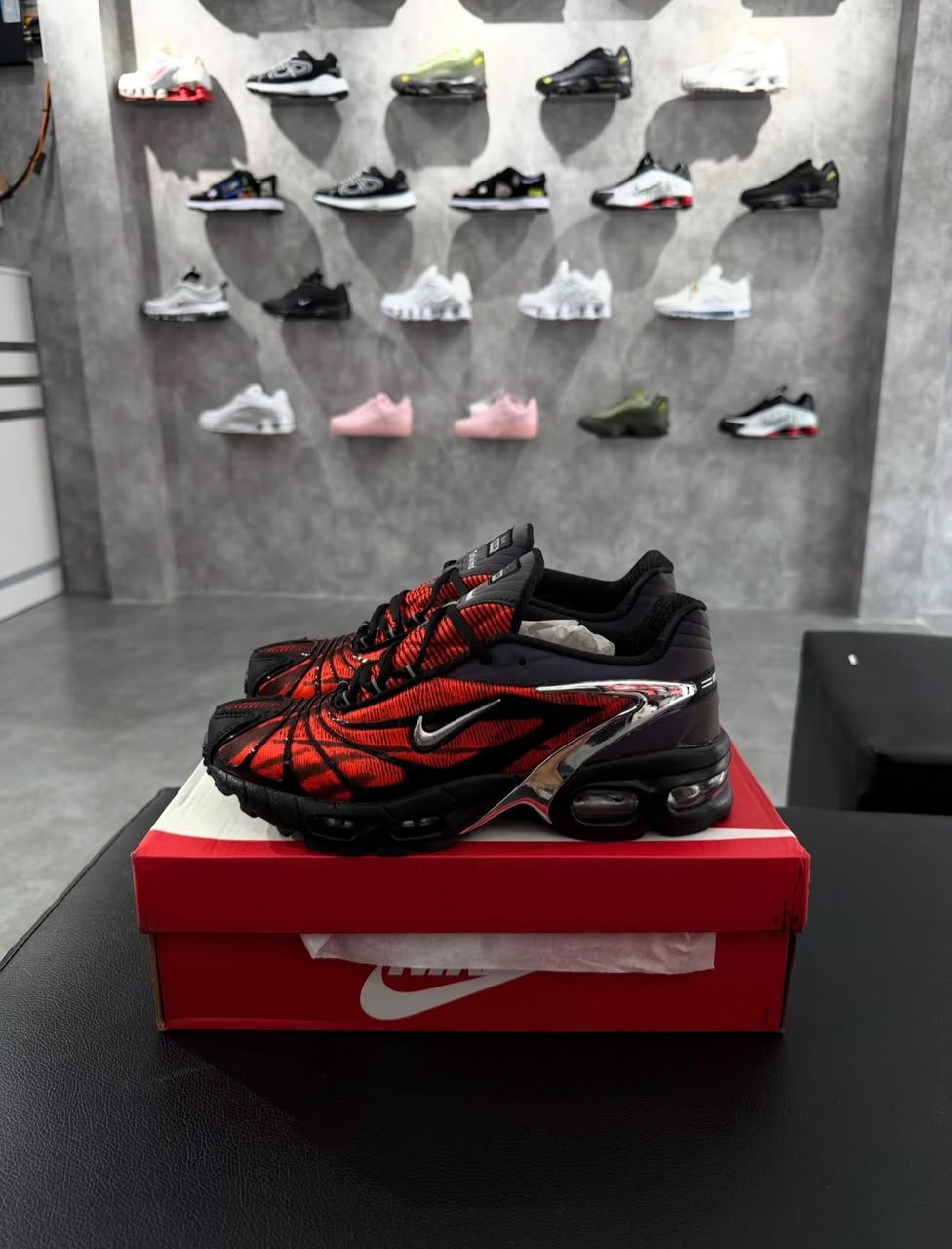 Nike Air Max Tailwind V x Skepta "Bloody Chrome" Special Edition Sneakers