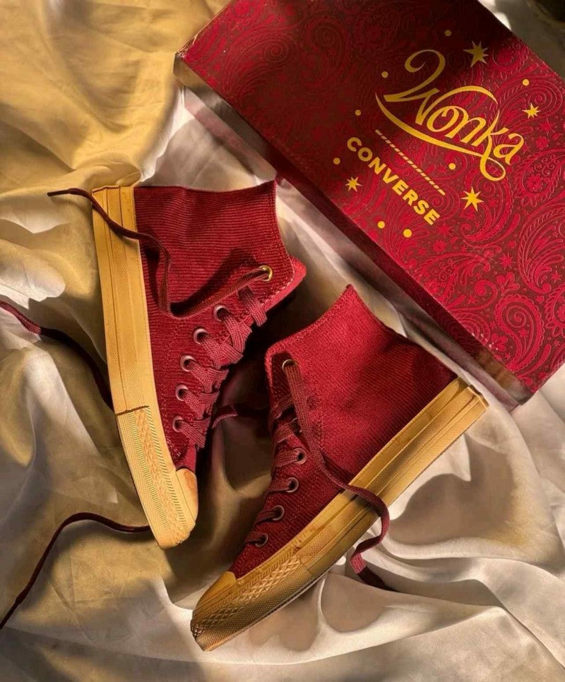 Converse Chuck Taylor All Star 70 x Willy Wonka ‘Burgundy Corduroy’