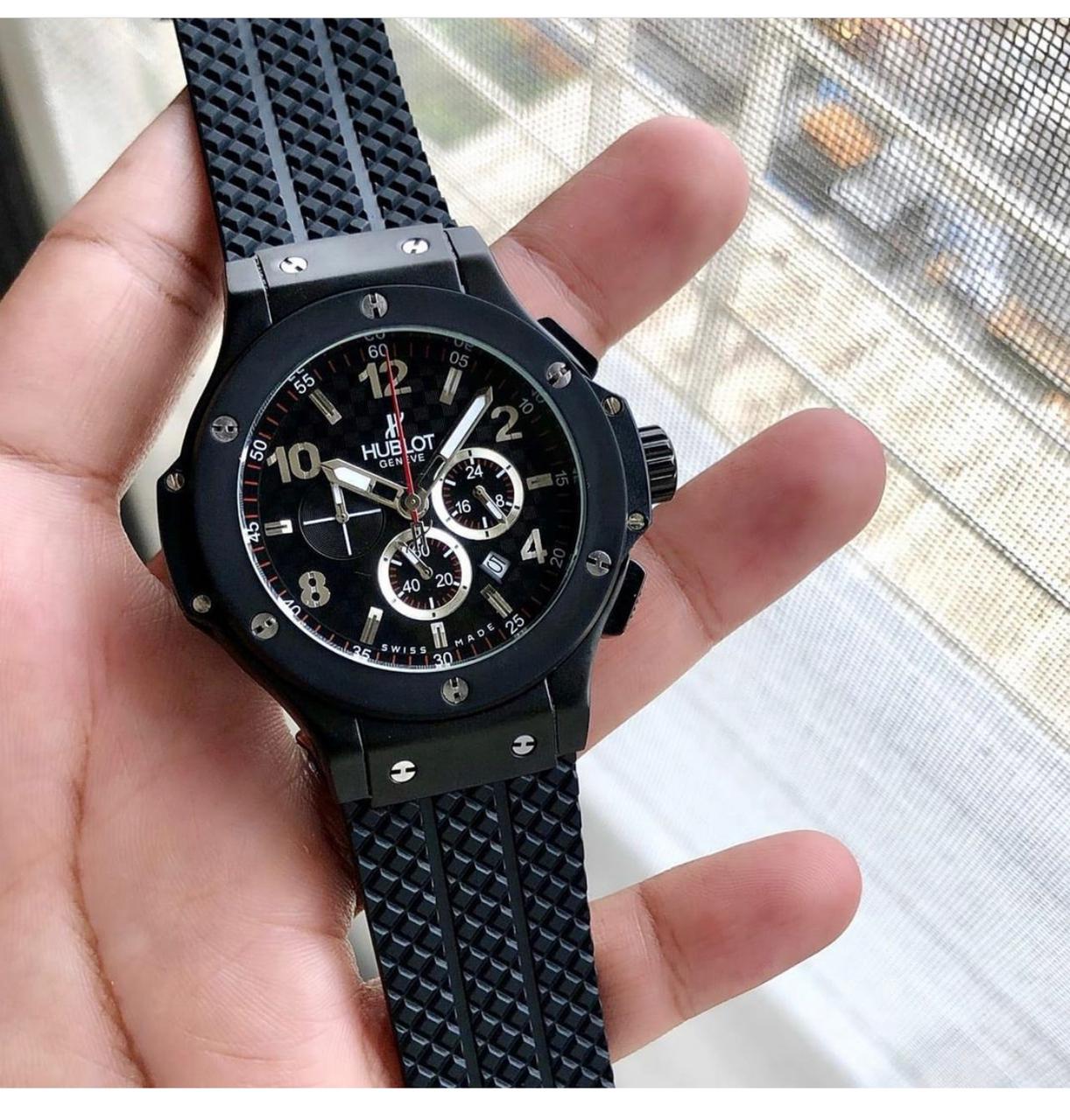 Hublot Big Bang Full Matte Grey Rose Edition Chronograph Watch for Men