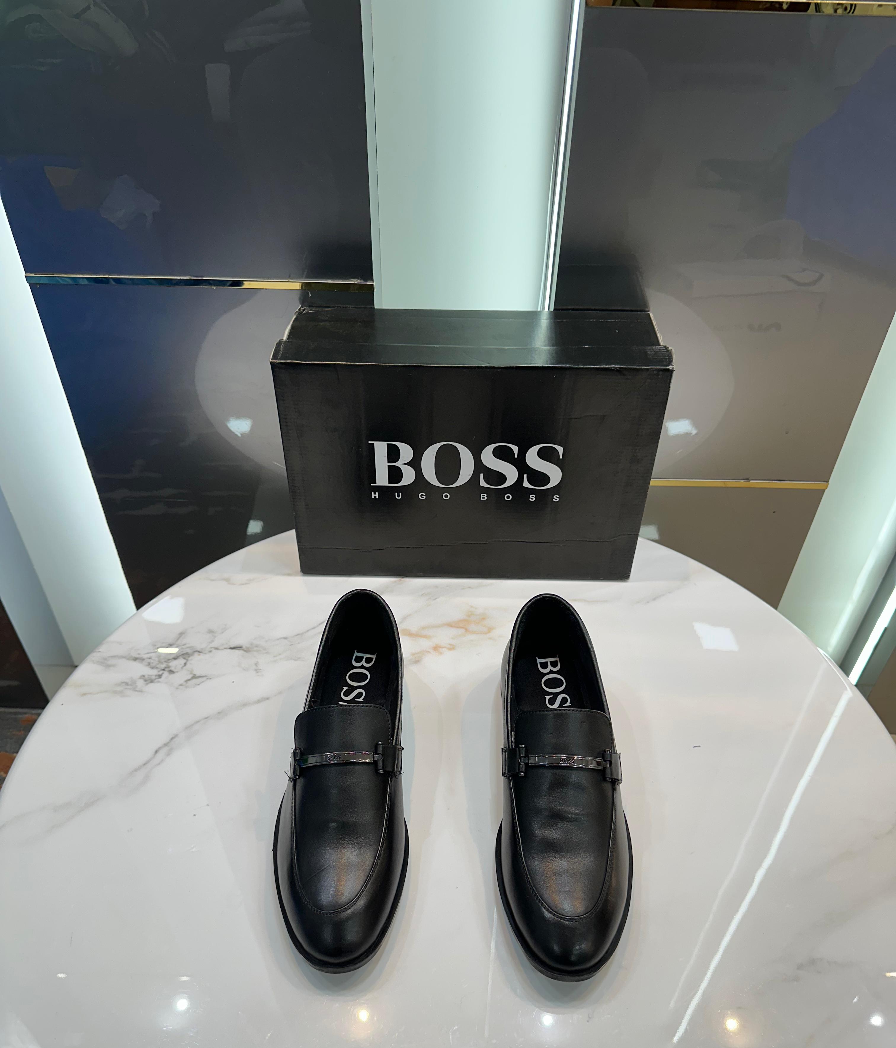 Hugo Boss Premium Leather Formal Slip-On Loafers
