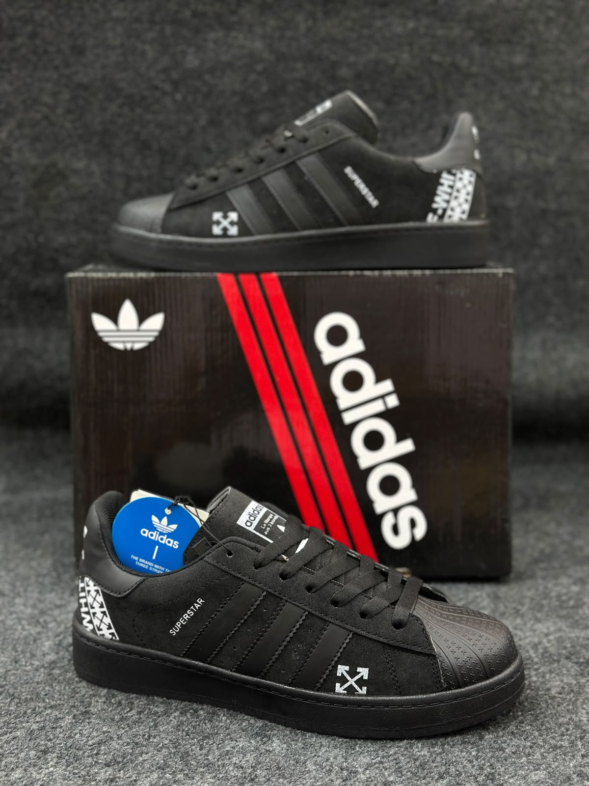 Adidas Originals Superstar Classic White Black Shell Toe Sneakers