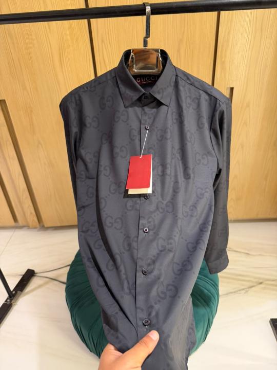 Gucci Imported Store Article Premium GG Monogram Shirt – Luxury Edition