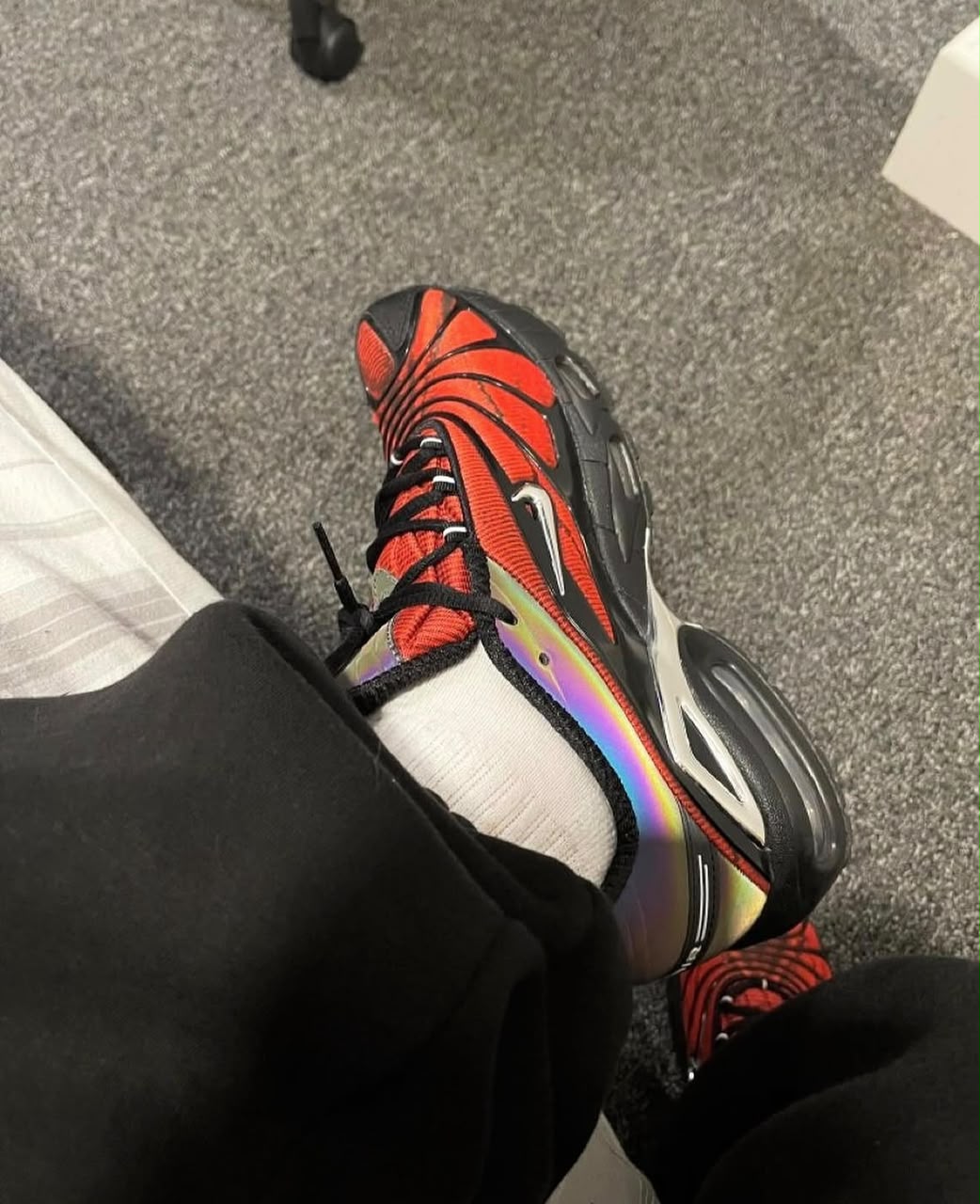 Nike Air Max Tailwind V x Skepta "Bloody Chrome" Special Edition Sneakers