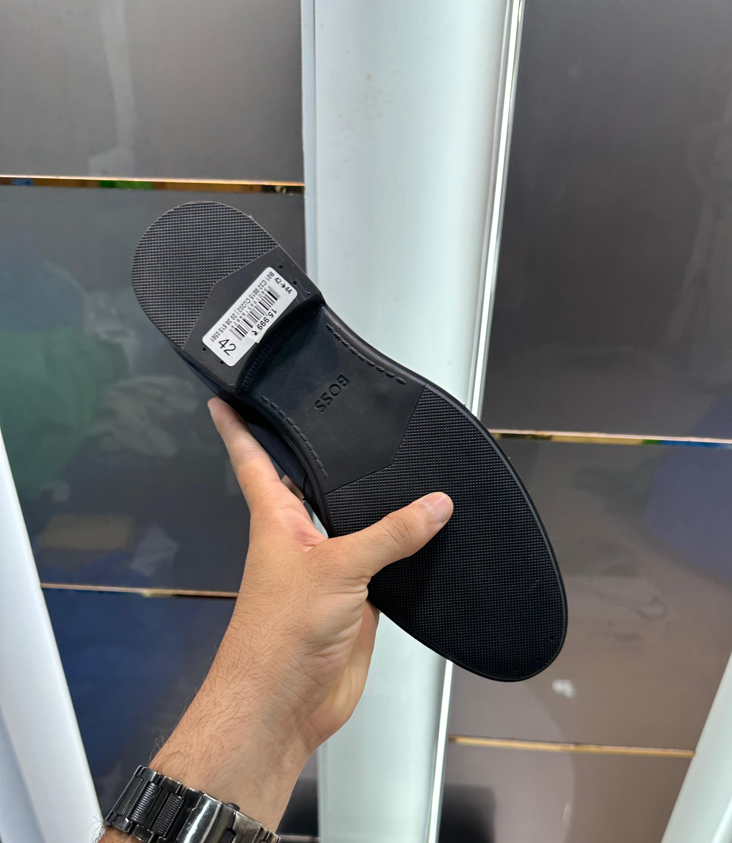 Hugo Boss Premium Leather Formal Slip-On Loafers