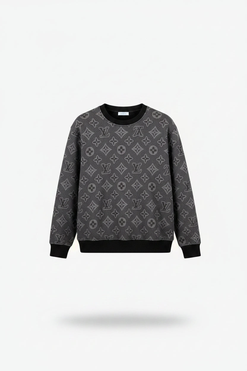 L.V. Classic Monogram Jacquard Sweatshirt