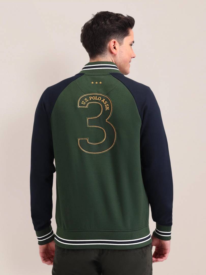 Men's Elite Pro Heritage Varsity Bomber Jacket – Premium High-Density Interlock Track Jacket