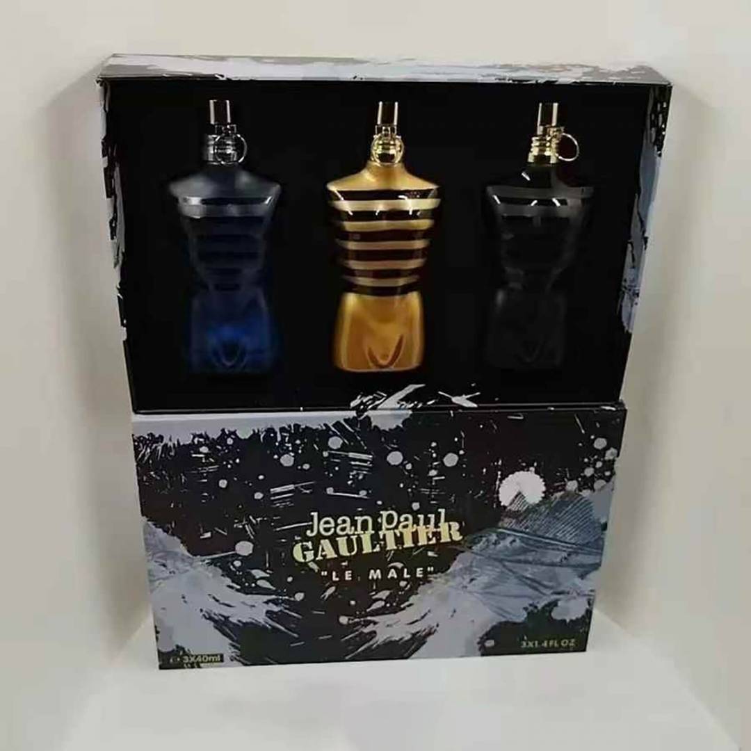 Jean Paul Gaultier "Le Male" Trio Miniature Fragrance Gift Set (3 piece)
