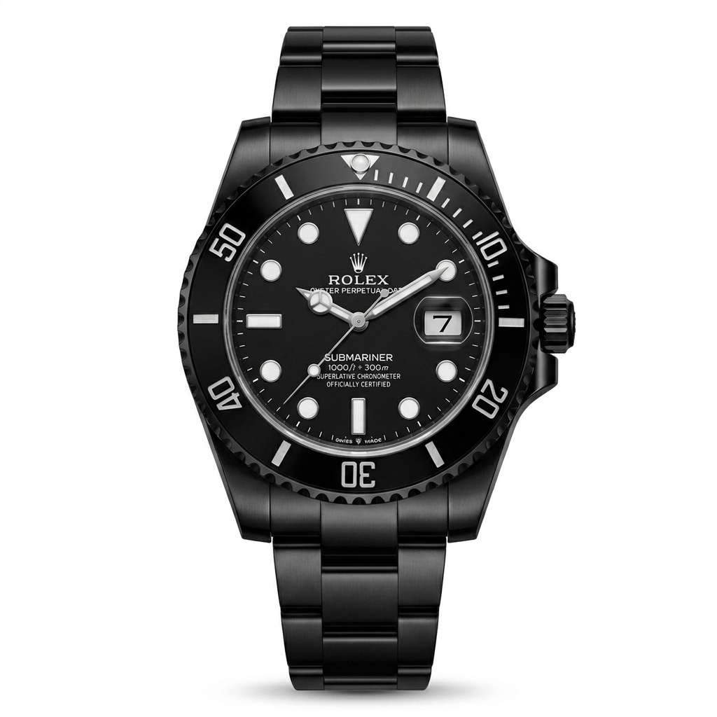 Rolex Submariner Date Matt Black Edition Automatic Men's Watch