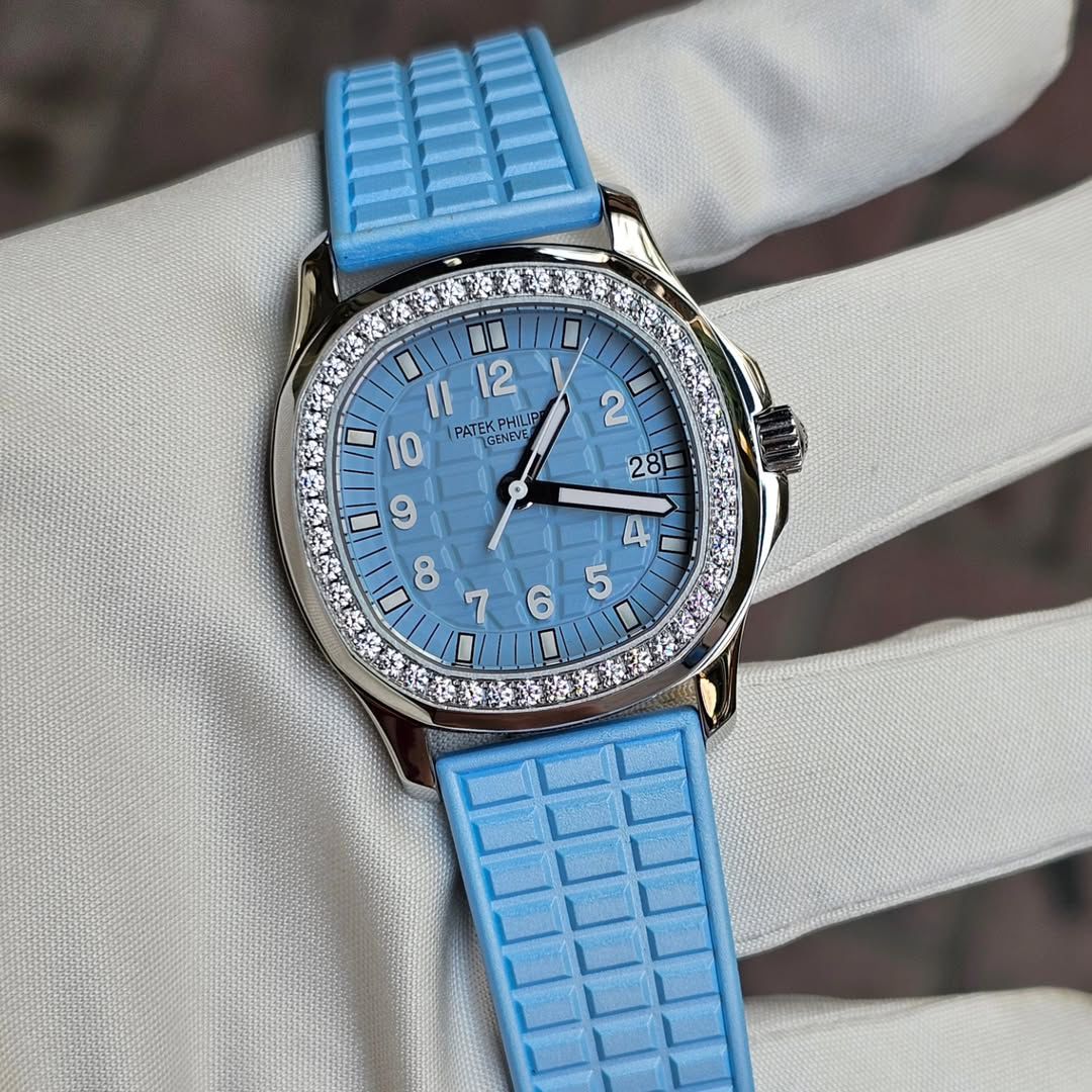Patek Philippe Aquanaut Luce Ice-Blue Dial Swiss ETA Women's Watch