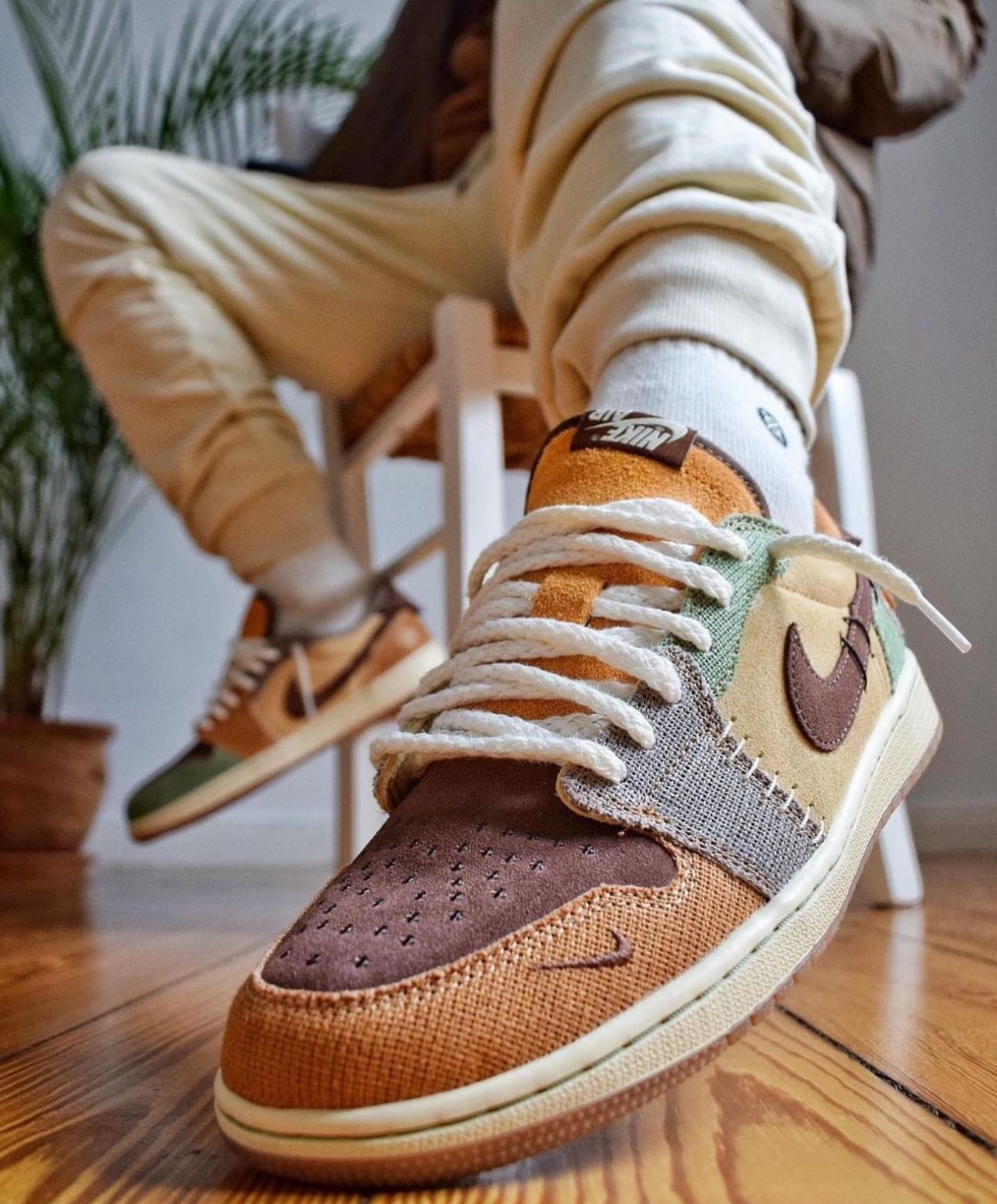 Zion Williamson x Air Jordan 1 Retro Low OG 'Voodoo' Sneakers
