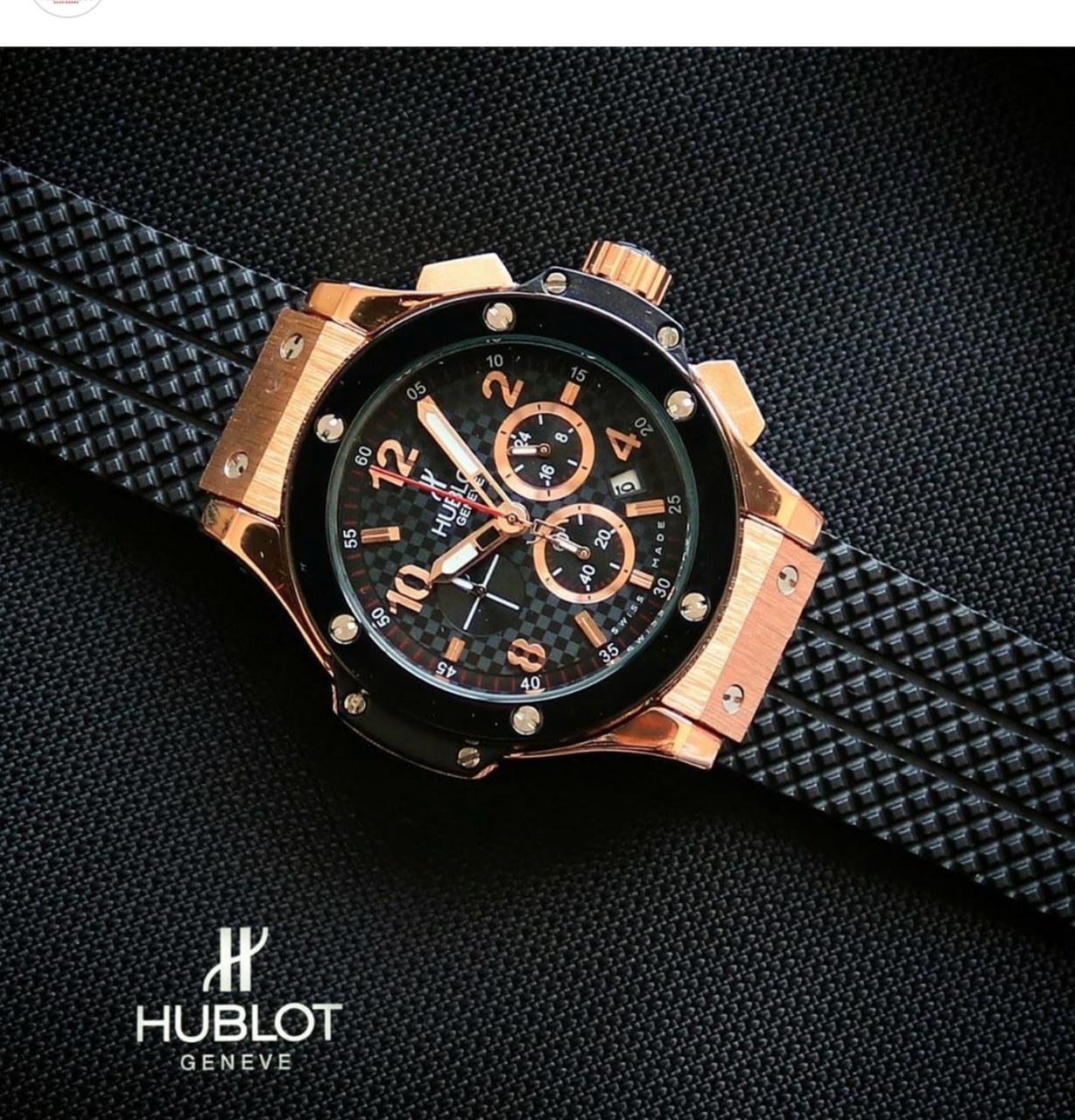Hublot Big Bang Full Matte Grey Rose Edition Chronograph Watch for Men