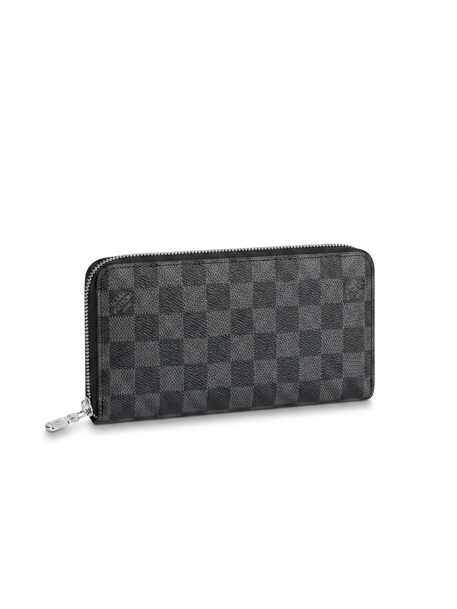 Louis Vuitton Zippy Damier Canvas Premium Long Zipper Wallet