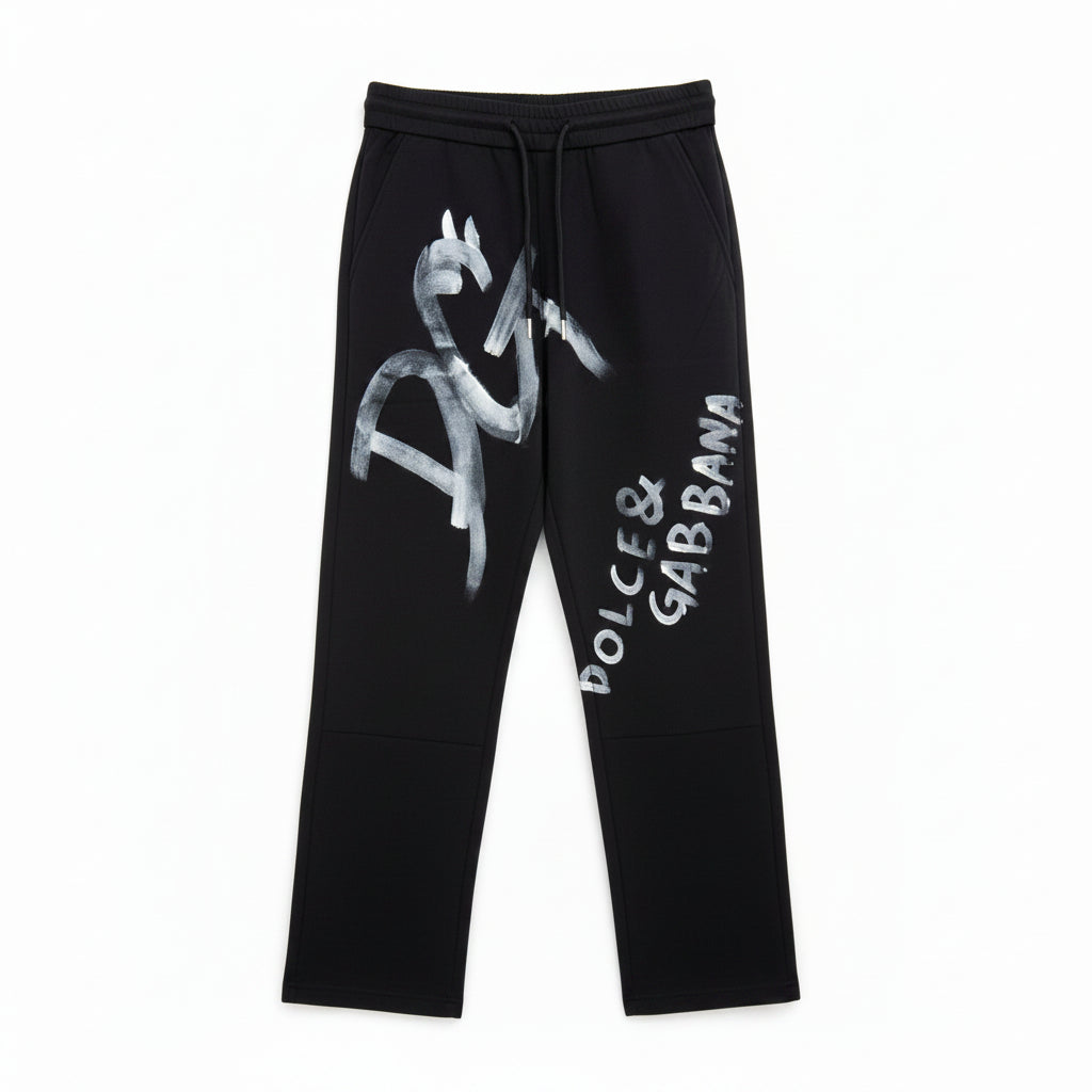 Dolce and Gabbana Premium Imported Lower – DG Silver Graffiti Black Edition