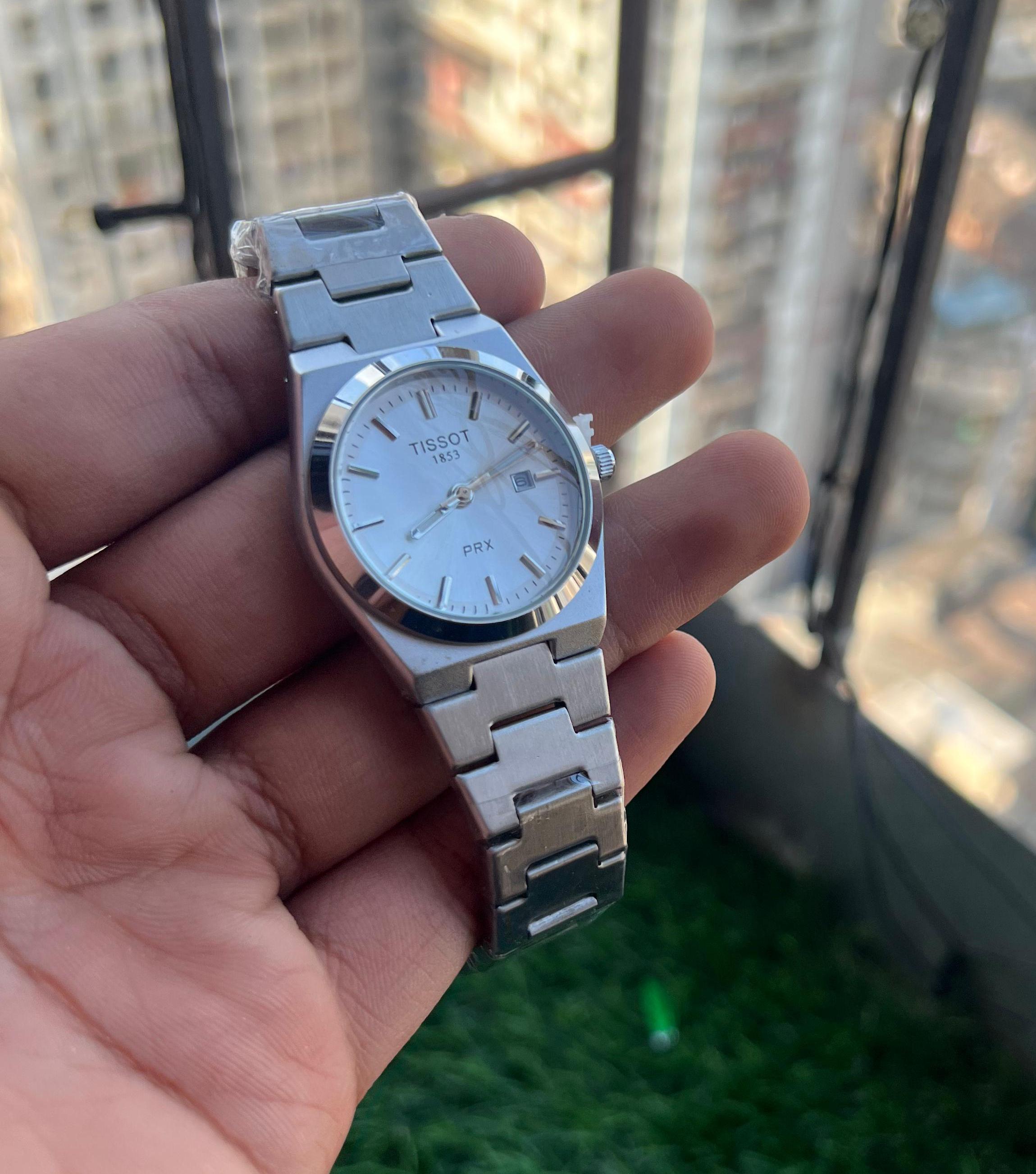 Tissot PRX Quartz Elegance Men's Watch with Integrated Steel Bracelet