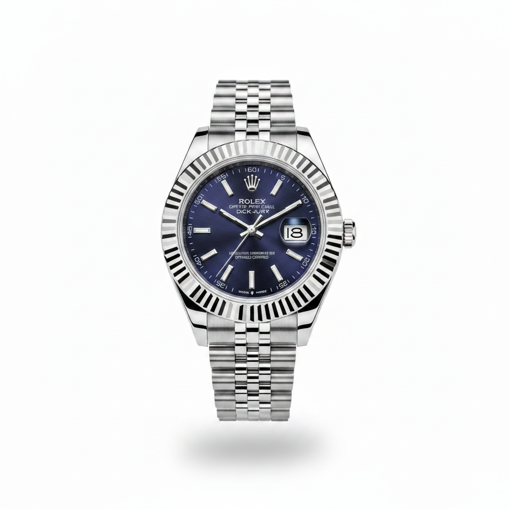 Rolex Datejust Premium Luxury Men's Watch - Royal Blue Dial Edition