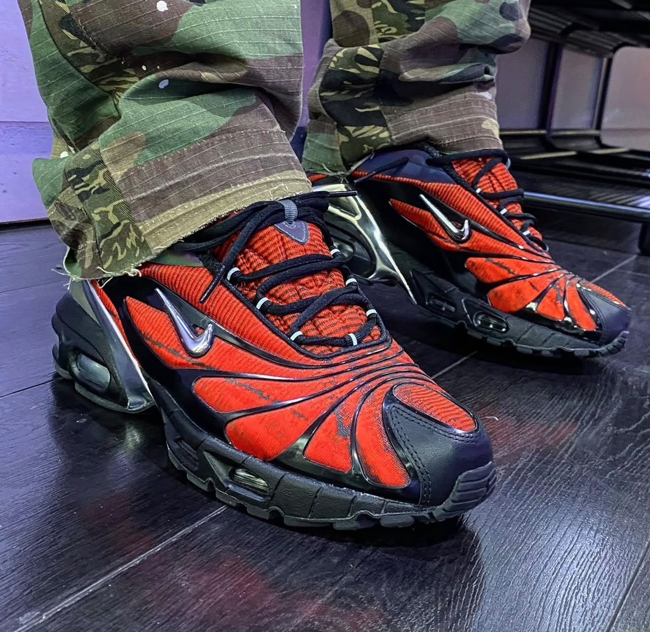 Nike Air Max Tailwind V x Skepta "Bloody Chrome" Special Edition Sneakers