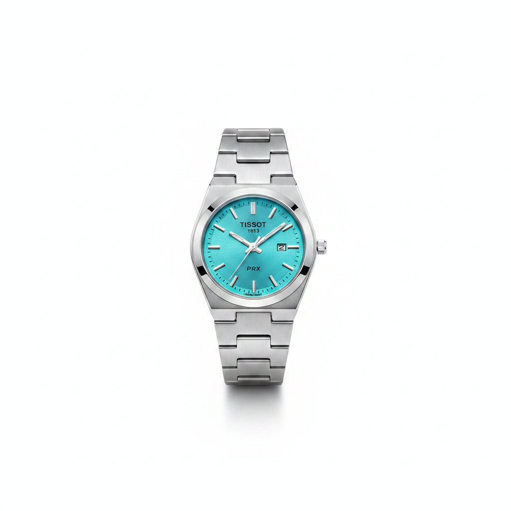 Tissot PRX Quartz Elegance Men's Watch with Integrated Steel Bracelet