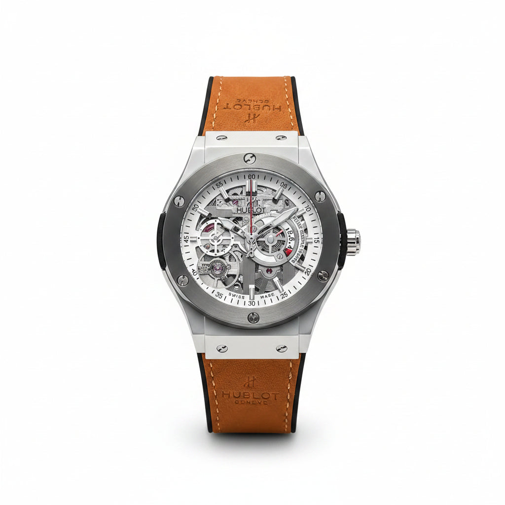 Hublot Classic Fusion Limited Edition Automatic Men's Watch - Silver & White Dial