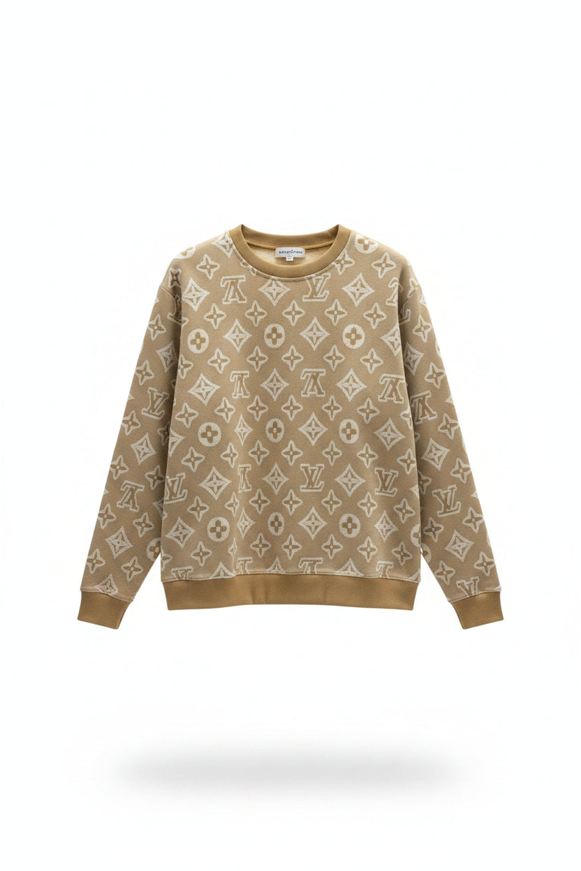 L.V. Classic Monogram Jacquard Sweatshirt